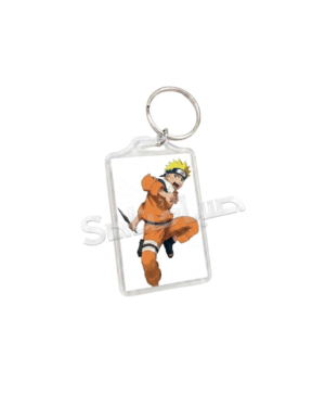 Naruto Uzumaki Kunai Pose Clear Acrylic Keychain